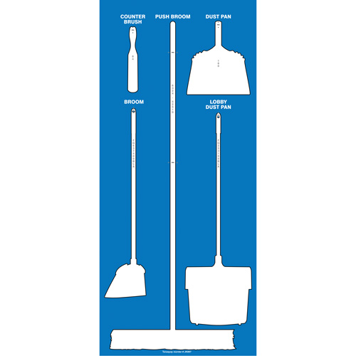 Tableau silhouett&eacute; sec Ultra Aluma-Lite (Anglais seulement) We Share Industrial Supply