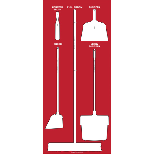 Tableau silhouett&eacute; sec Ultra Aluma-Lite (Anglais seulement) We Share Industrial Supply