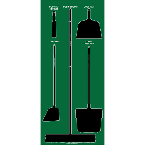 Tableau silhouett&eacute; sec Ultra Aluma-Lite (Anglais seulement) We Share Industrial Supply