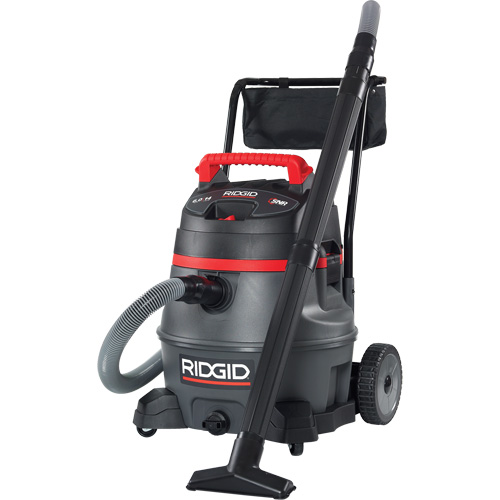 NXT Industrial Vacuum with Cart, Wet-Dry, 6 HP, 14 US Gal. (53 Litres) We Share Industrial Supply
