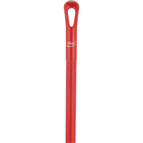 Ultra Hygiene Handle, Broom/Scraper/Squeegee, Red, Ergonomic, 59" L We Share Industrial Supply