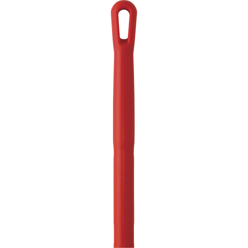 Handle, Broom/Scraper/Squeegee, Red, Ergonomic, 59" L We Share Industrial Supply