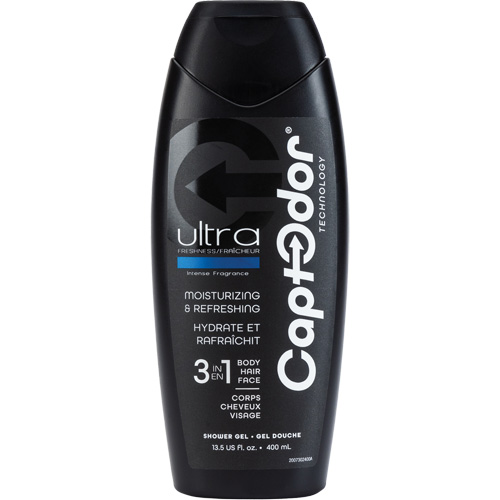 Gel douche 3 en 1, 400 ml, Ultra fraîcheur, Bouteille We Share Industrial Supply