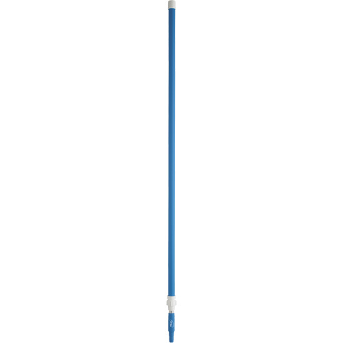 Manche de brosse pour plateforme, Brosse/Support &agrave; tampon, Bleu, T&eacute;lescopique, 62"-113" lo We Share Industrial Supply
