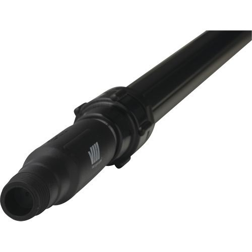 Manche de brosse pour plateforme, Brosse/Support &agrave; tampon, Noir, T&eacute;lescopique, 62"-113" lo We Share Industrial Supply