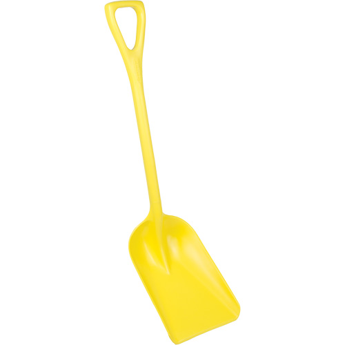 Pelle hygi&eacute;nique monopi&egrave;ce, Lame 10" x 6", Longueur de 37-1/2", Plastique, Jaune We Share Industrial Supply