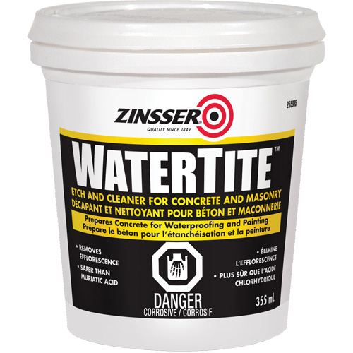 Produit nettoyant et de pr&eacute;paration du b&eacute;ton Zinsser Watertite We Share Industrial Supply
