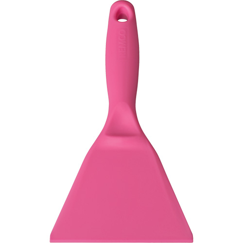 Large Hand Scraper, Pink, 4" W x 10" L We Share Industrial Supply