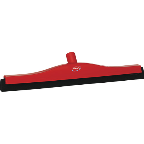 Fixed Head Food Hygiene Floor Squeegee, 20", Red We Share Industrial Supply