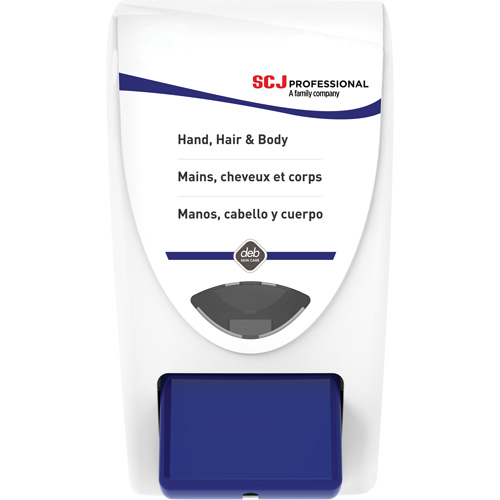 Distributeur de gel pour la douche Cleanse, &agrave; pression, Capacit&eacute; de 2000 ml, Format Cartouche de recharge We Share Industrial Supply