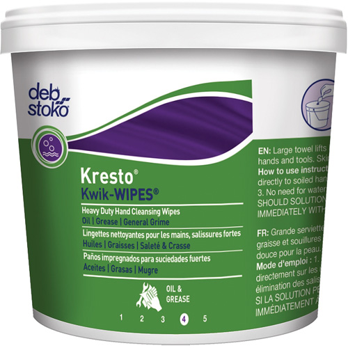 Kresto&reg; Kwik-Wipes&reg; Wipes, 130 Wipes, 12" x 10" We Share Industrial Supply