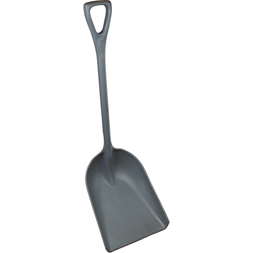 Pelle regranul&eacute;e monopi&egrave;ce, Plastique, Lame Polypropyl&egrave;ne, Manche en Prise en D, Longueur 25" We Share Industrial Supply