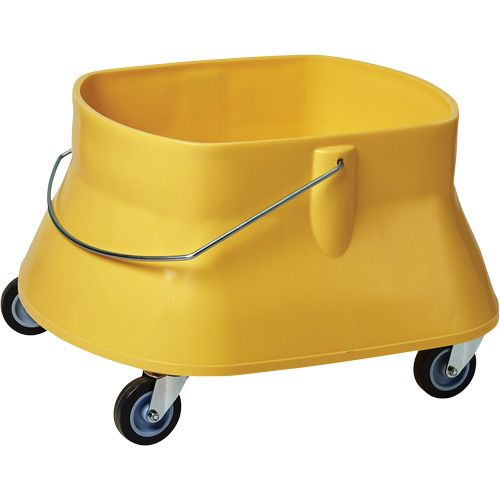 Seau pour vadrouille Champ, Capacit&eacute; de 8 gal. US (32 pintes), Jaune We Share Industrial Supply