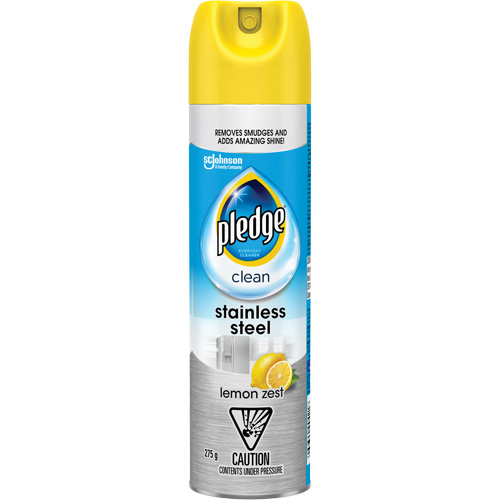 Nettoyant d'acier inoxydable Pledge, 275 g, Canette a&eacute;rosol We Share Industrial Supply