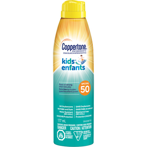 Kids Water Resistant Sunscreen, SPF 50, Aerosol We Share Industrial Supply