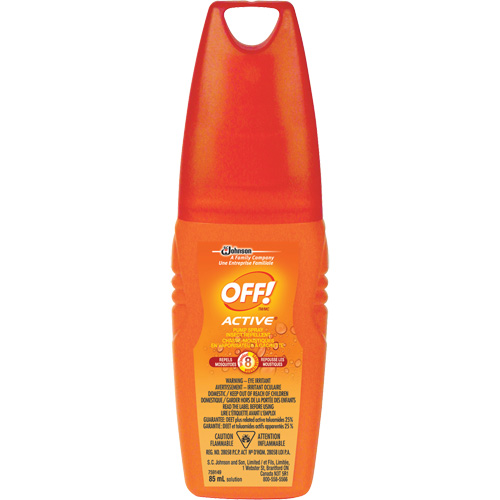OFF! Active&reg; Insect Repellent, 25% DEET, Spray, 85 ml We Share Industrial Supply