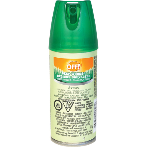 OFF! Deep Woods&reg; Insect Repellent, 25% DEET, Spray, 100 ml We Share Industrial Supply