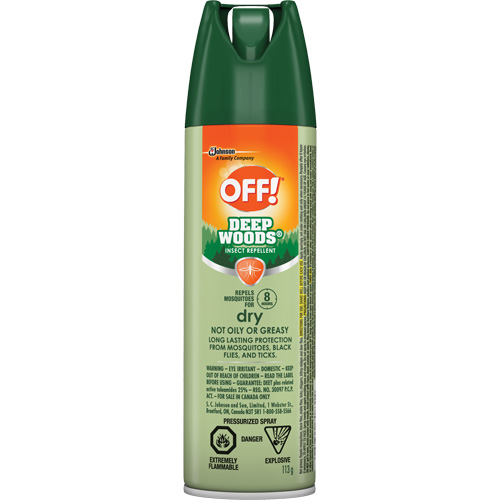 Insectifuge Off! R&eacute;gions sauvages, DEET &agrave; 25 %, A&eacute;rosol, 113 g We Share Industrial Supply
