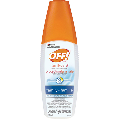 Insectifuge Off! Protection familiale &agrave; parfum de Vague d&eacute;t&eacute;, DEET &agrave; 7 %, Vaporisateur, 175 ml We Share Industrial Supply