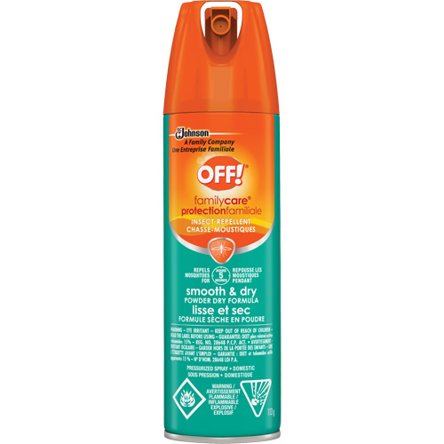 OFF! FamilyCare&reg; Smooth & Dry Insect Repellent, 15% DEET, Aerosol, 113 g We Share Industrial Supply