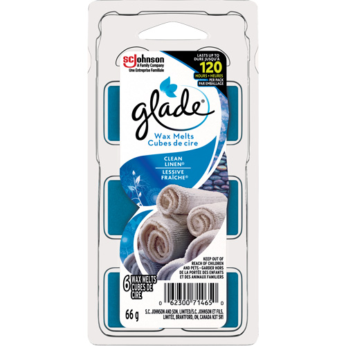 Cubes de cire parfum&eacute;e Glade, Lessive fraîche  We Share Industrial Supply