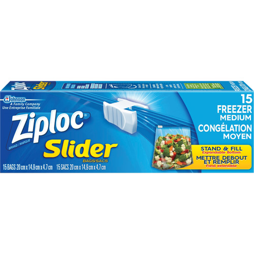 Ziploc&reg; Slider Freezer Bags We Share Industrial Supply