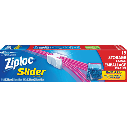 Sacs d'emballage &agrave; glissi&egrave;re Ziploc We Share Industrial Supply