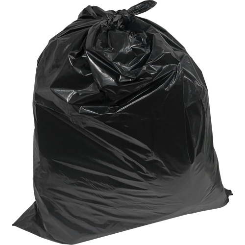 Contractor Garbage Bags, 2X Strong, 35" W x 50" L, 1.9 mils, Black, 194 L (44 Gal.) Capacity We Share Industrial Supply