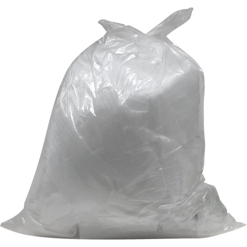 Industrial Garbage Bags, Strong, 26" W x 36" L, 0.9 mils, Clear, 45 L (12 Gal.) Capacity We Share Industrial Supply