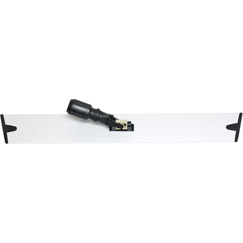 Support de vadrouille &agrave; &eacute;pousseter en microfibres &agrave; boucles et crochets, 24", Aluminium We Share Industrial Supply