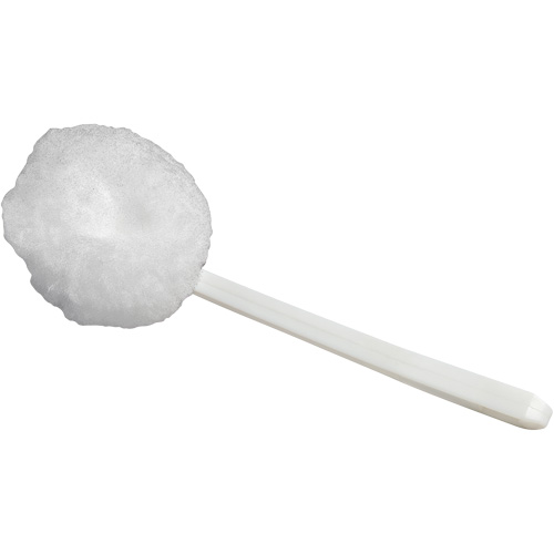 Bowl Swab Cleaning Brush, 12" L, Acrylic Bristles, White We Share Industrial Supply