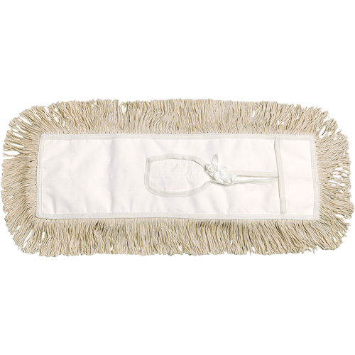 Vadrouille &agrave; &eacute;pousseter, Style &agrave; attacher, Coton, 36" lo x 5" la We Share Industrial Supply