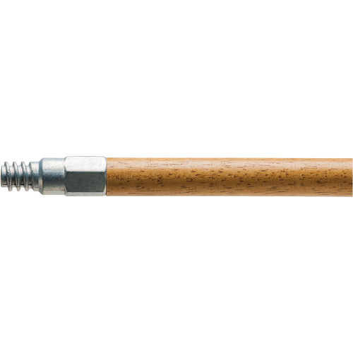 Manche en bois avec embout en m&eacute;tal, Bois, Pointe Filetage ACME, 15/16" dia, 54" lo We Share Industrial Supply