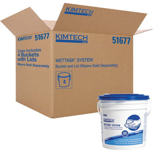 WetTask Wiping System Bucket with Lid We Share Industrial Supply
