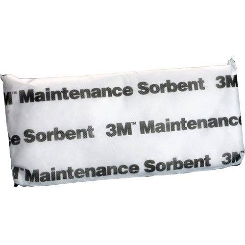 Tampon absorbant de maintenance, Huile seulement, 15" lo x 7" la, 12,6 gal absorption/pqt We Share Industrial Supply