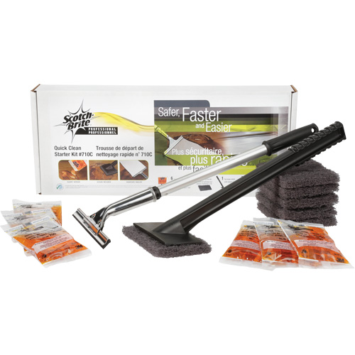 Scotch-Brite Quick Clean Griddle Cleaning System Starter Kit We Share Industrial Supply