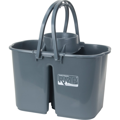 Seau et essoreuse pour vadrouille, Passoire, 3,75 gal. US (15 pintes), Gris We Share Industrial Supply