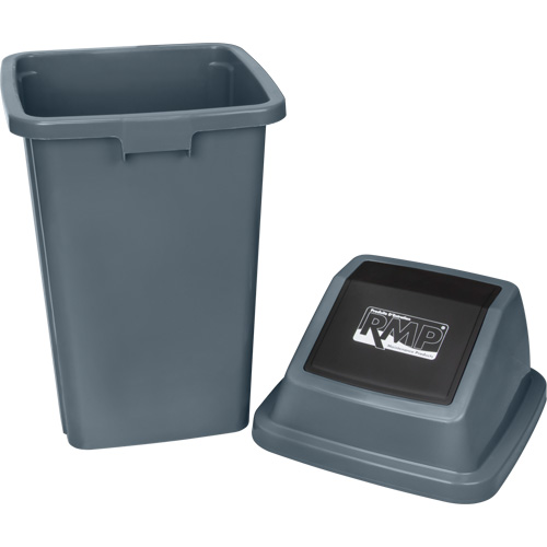 Garbage Can, Plastic, 26 US gal. We Share Industrial Supply