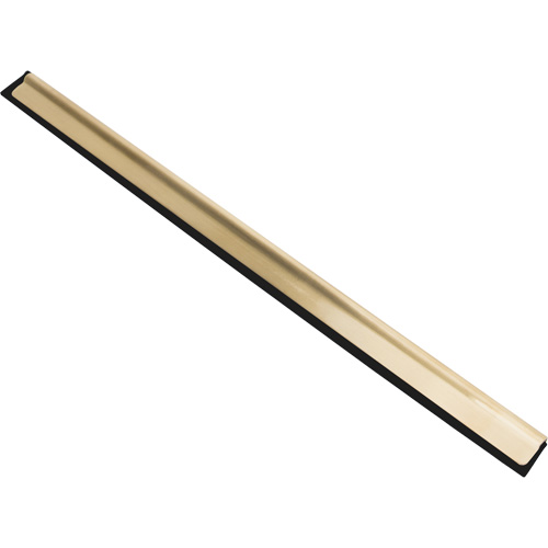 Window Squeegee Blade, 14", Rubber, Brass Frame We Share Industrial Supply