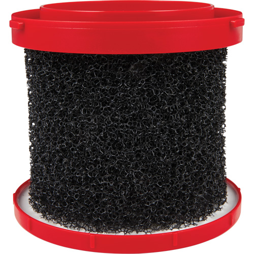 Filtre pour aspirateur de liquides, Mousse, Pour 1,6 - 2,5 gal. US We Share Industrial Supply
