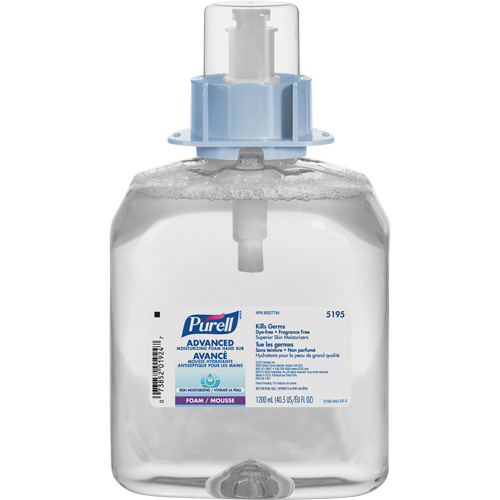 FMX-12 Green Certified Advanced Moisturizing Hand Rub, 1.2 L, Cartridge Refill, 70% Alcohol We Share Industrial Supply