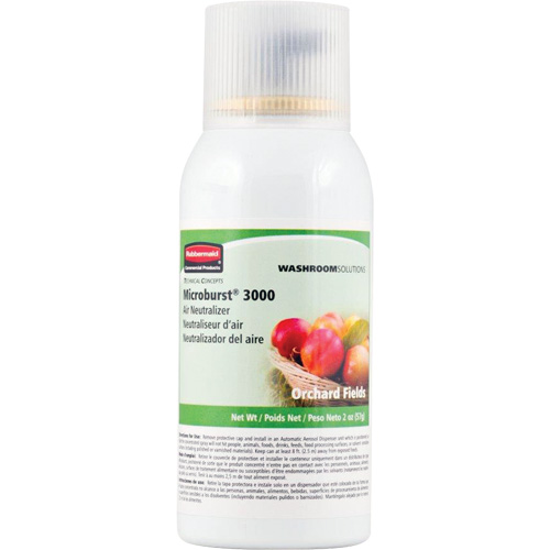 Microburst&reg; 3000 Air Neutraliser Refill, Orchard Fields, Cartridge We Share Industrial Supply
