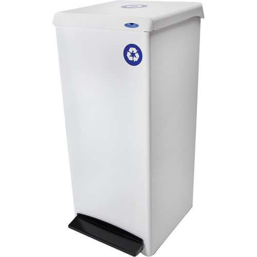 Poubelle &agrave; commande au pied, Acier, 25 gal. US We Share Industrial Supply