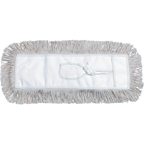Vadrouille &agrave; &eacute;pousseter, Style &agrave; attacher, Coton, 60" lo x 5" la We Share Industrial Supply