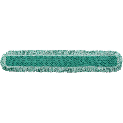 Tampon avec frange pour vadrouille &agrave; &eacute;pousseter Hygen, Style Boucles et crochets, Microfibre, 52" lo x 9" la We Share Industrial Supply