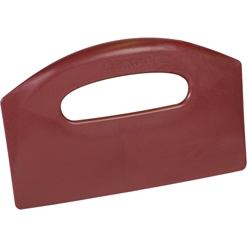 Metal Detectable Bench Scraper, Red, 8-1/2" W x 5-1/4" L We Share Industrial Supply