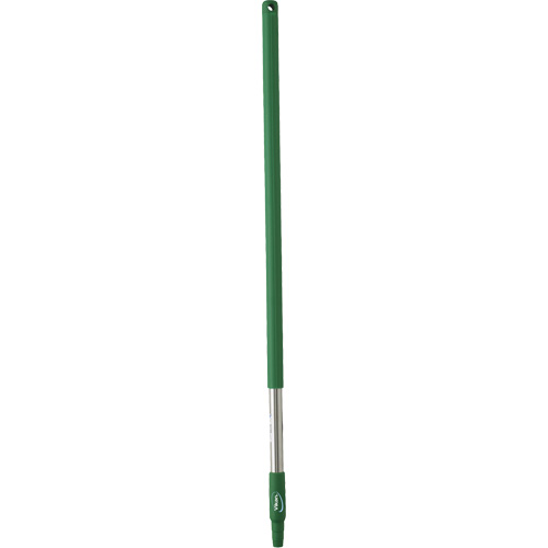 Handle, Broom/Brush/Pad Holder/Scraper/Squeegee, Green, Standard, 40" L We Share Industrial Supply