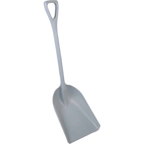 Pelle monobloc perceptible par d&eacute;tecteur de m&eacute;tal, Lame 13-3/4" x 17", Longueur de 42-1/2", Plastique, Gris We Share Industrial Supply