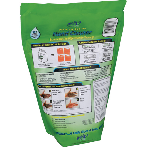Biodegradable Hand Cleaner, Powder, 3 lbs., Refill, Scented We Share Industrial Supply