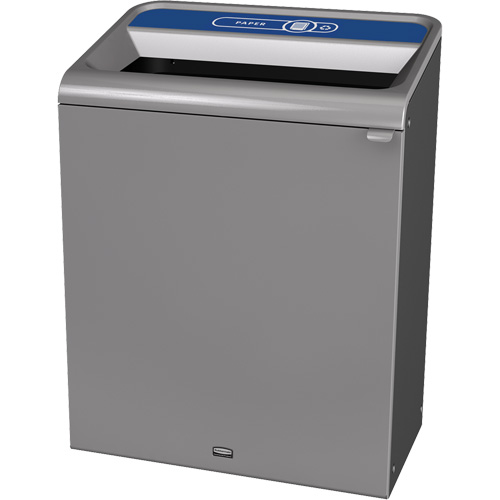 Conteneur pour d&eacute;chets de papier Configure, Vrac/Bord de rue/De bureau, Acier, 45 gal. US We Share Industrial Supply